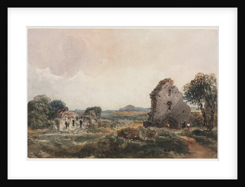 Neath Abbey, c. 1840s by Peter De Wint