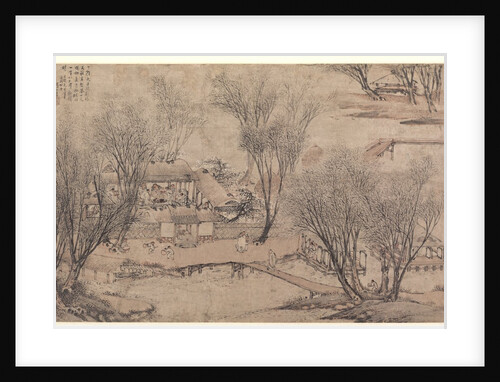 New Year's Day in a Village at Stone Lake, 1609 by Li Shida