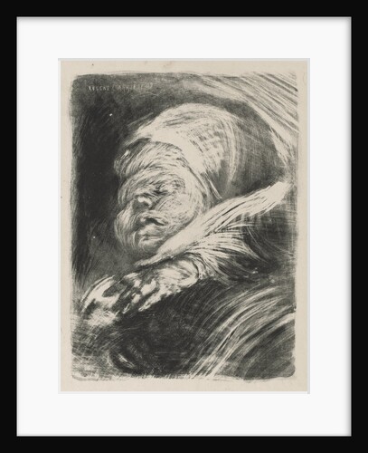 Newborn in a Bonnet (Le nouveau-né au bonnet], 1890 by Eugène Carrière