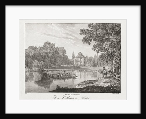 Nieder-oesterreich, Das Lusthaus im Prater by Jakob Alt