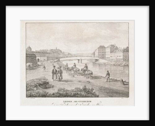 Nieder-oesterreich, Die Ferdinand Brucke in Wien by Jakob Alt