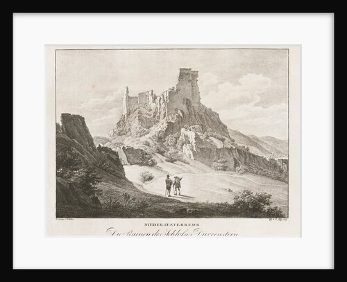 Nieder-oesterreich, Die Ruinen des Schlosses by Jakob Alt