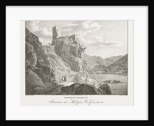 Nieder-oesterreich, Ruinen des Schlosses Werfenstein by Jakob Alt