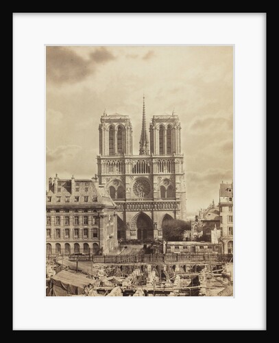 Notre Dame de Paris, early 1860s by Charles Soulier