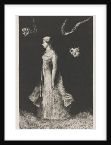 Obsession, 1894 by Printer: Monrocq; Odilon Redon