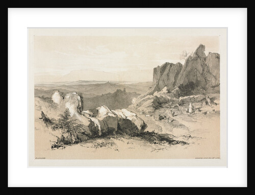 Olevano by Edward Lear