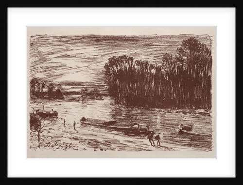 On the Banks of the Loing, 1896 by Alfred Sisley