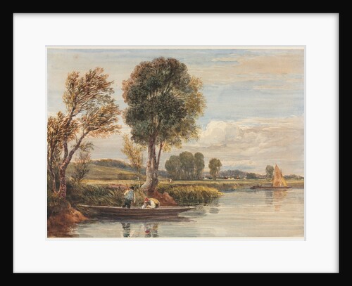 On the Thames, c. 1827-1829 by David Cox