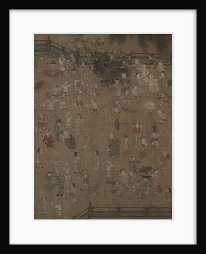 One Hundred Children at Play, 1100s-1200s by Su Hanchen