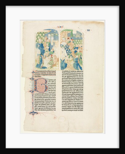 Opening Page of Book IX of Valerius Maximus's Facta et dicta memorabilia, c. 1476 by Unknown