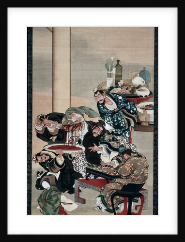 Operating on Guanyu's Arm, 1840s by Katsushika ?i