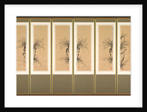 Orchids and Rocks, 1897-98 by Yi Ha-eung