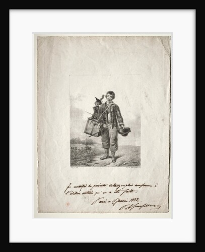 Organ-Grinder Boy by Alois Senefelder