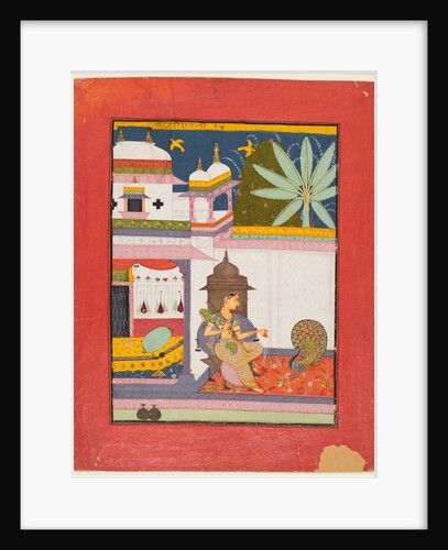 Page from a Ragamala series: Gujari Ragini, c. 1680 by Unknown