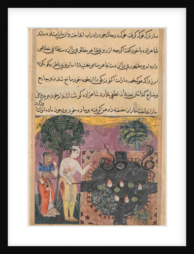 Page from Tales of a Parrot: Eighteenth night: The prince?, c. 1560 by Unknown