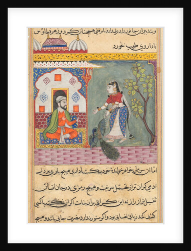 Page from Tales of a Parrot: Nineteenth night: The Brahman?s wife…, c. 1560 by Unknown