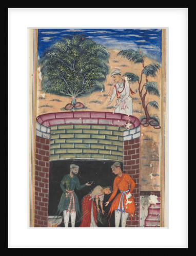 Page from Tales of a Parrot: Seventh night: The daughter of the king…, c. 1560 by Unknown