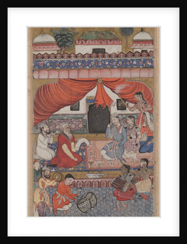 Page from Tales of a Parrot: Thirty-third night: Preparation for the marriage…, c. 156 by Unknown