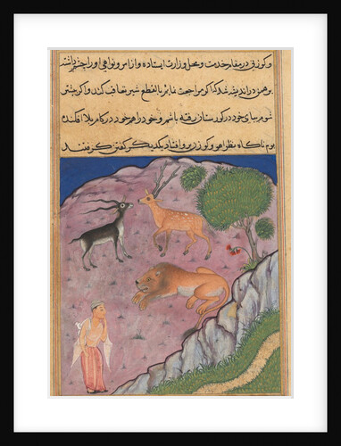 Page from Tales of a Parrot: Twenty-first night: The Brahman…, c. 1560 by Unknown