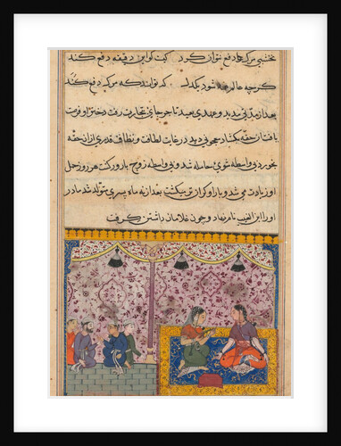 Page from Tales of a Parrot: Twenty-third night: The merchant?s daughter…, c. 1560 by Unknown