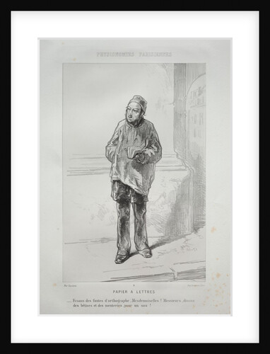 Papier à Lettres by Paul Gavarni