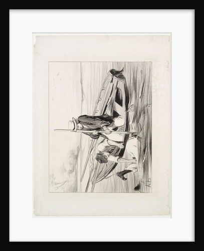 Parisian Boatmen, plate 14: Man Overboard, 1843 by Honoré Daumier; Aubert