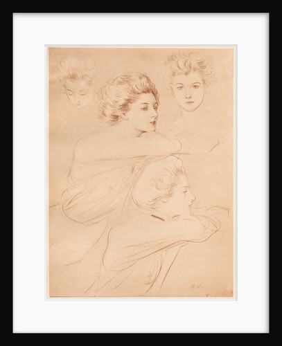 Parisienne, 1898 by Paul César Helleu