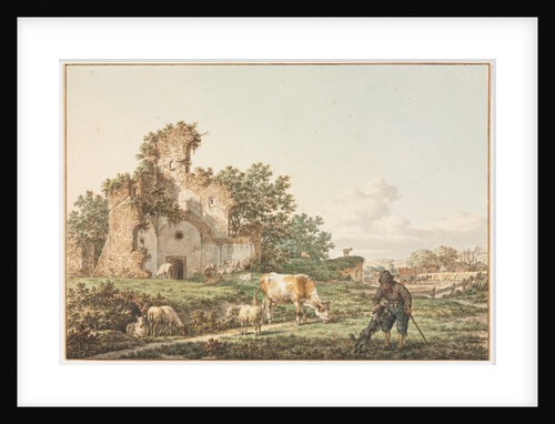 Pastoral Landscape with a Ruin, 1799 by Jacob Cats
