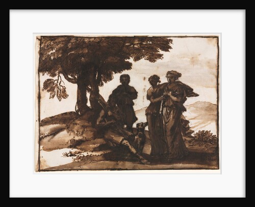 Pastoral Scene with Classical Figures, c. 1640-1645 by Claude Lorrain