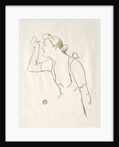 Paula Brébion, 1893 by Henri de Toulouse-Lautrec