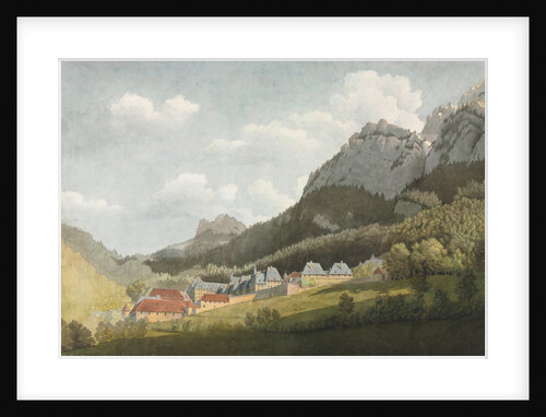 Paysage de la Grande Chartreuse, late 1700s-1800s by Jean Lubin Vauzelle (attributed to)