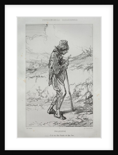 Philosophe by Paul Gavarni