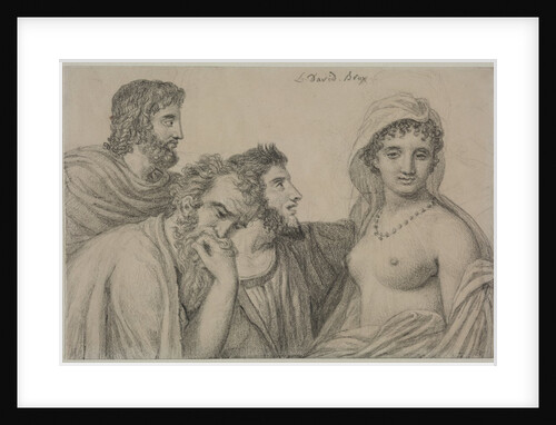 Phryné before the Judges, c. 1816-1820 by Jacques-Louis David