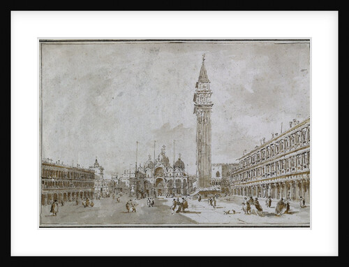 Piazza San Marco, Venice, 1780s by Francesco Guardi