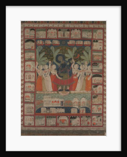 Pichvai with the Worship of Shri Nathaji, 1825-1850 by Unknown
