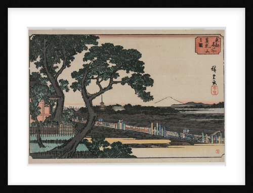 Picture of Matsuchiyama…, late 1830s or early 1840s by Ando Hiroshige