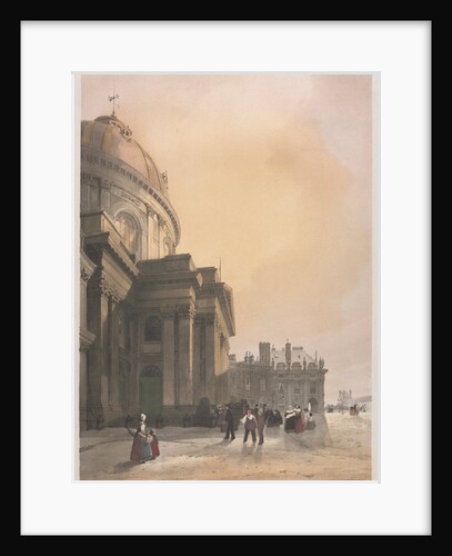 Picturesque Architecture in Paris, Ghent, Antwerp, Rouen: La Chapelle de lInstitut…, 1839 by Thomas Shotter Boys