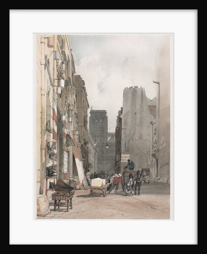 Picturesque Architecture in Paris, Ghent, Antwerp, Rouen: Nôtre Dame, Paris, 1839 by Thomas Shotter Boys