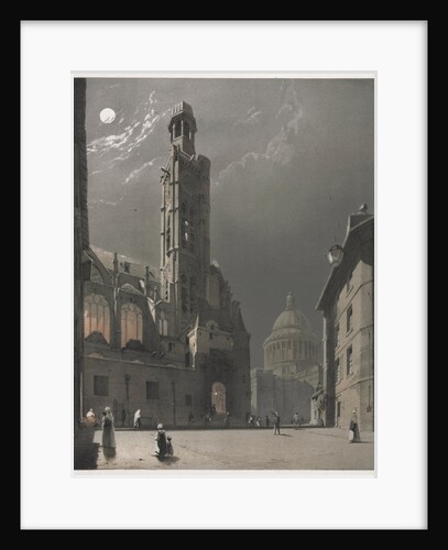 Picturesque Architecture in Paris, Ghent, Antwerp, Rouen: St. Etienne du Mont…, 1839 by Thomas Shotter Boys