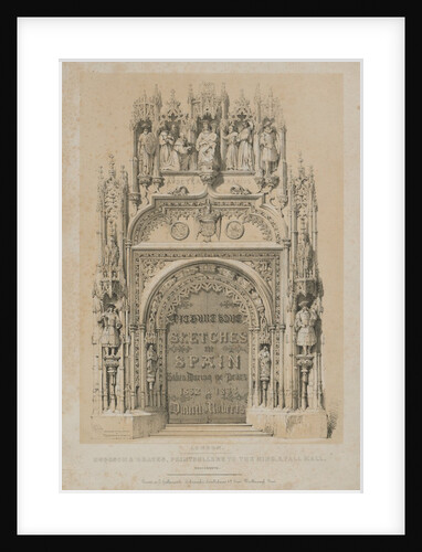 Picturesque Sketches in Spain: Title Page, 1837 by Thomas Allom