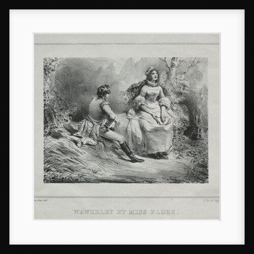 Picturesque Views of Scotland: Waverly and Miss Flora, 1825-1828 by Eugène Louis Lami