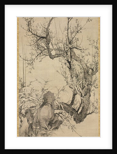 Plums, Bamboo, and Orchid, 1834 by Yamamoto Baiitsu