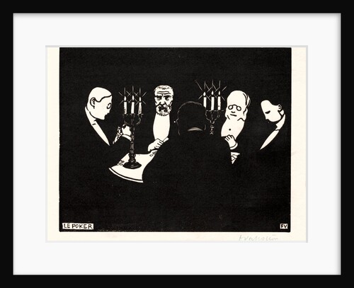 Poker, 1896 by Félix Vallotton