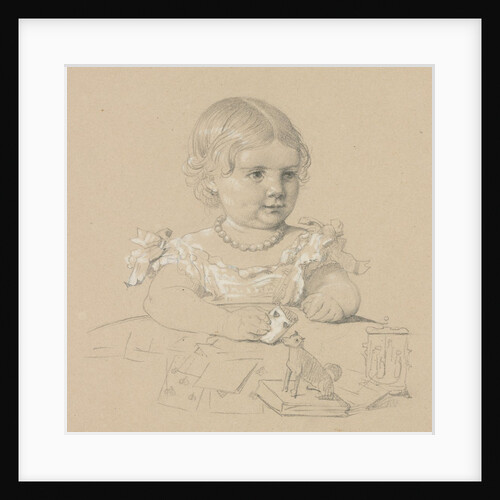Portrait of a Child, 1800s by Henri Lehmann