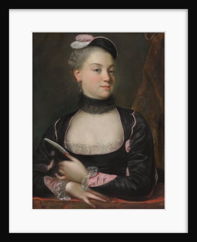 Portrait of a French Actress, c. 1746 by Jacques-Charles Allais (attributed to)