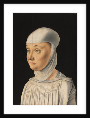 Portrait of a Woman, Possibly a Novice of San Secondo, c. 1490 by Jacometto Veneziano