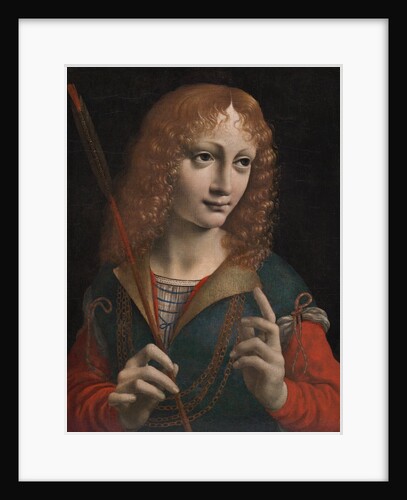 Portrait of a Youth as Saint Sebastian, late 1480s by Marco d'Oggiono (attributed to)