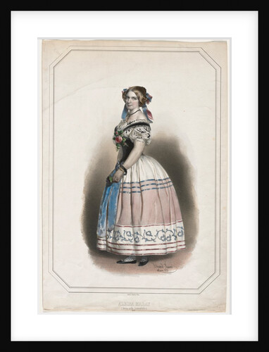 Portrait of Albina Maray, 1851 by Eduard Kaiser