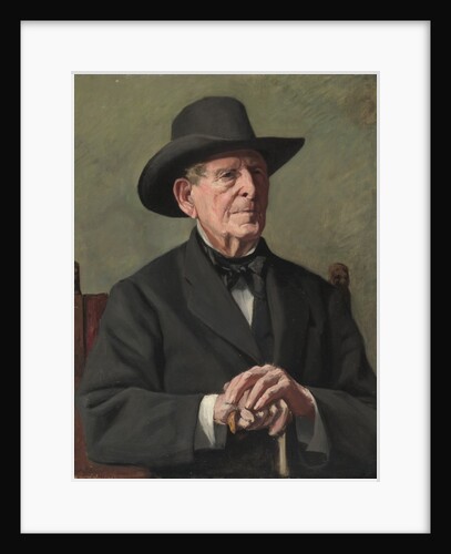 Portrait of an 'Old Sea Captain', 19th century by Samuel Isham