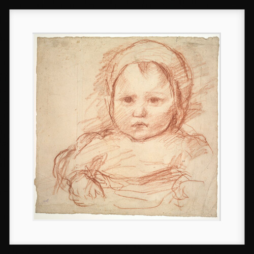 Portrait of an Infant, 1800s-1900s by Henri Cros